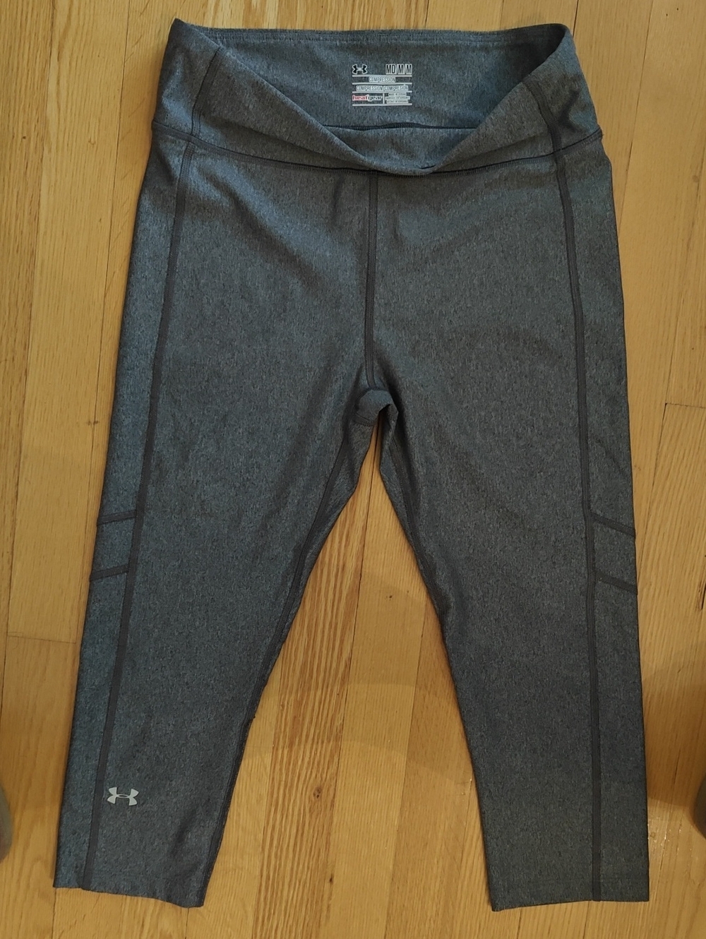 Under Armour Dark Gray Cropped Performance Leggings